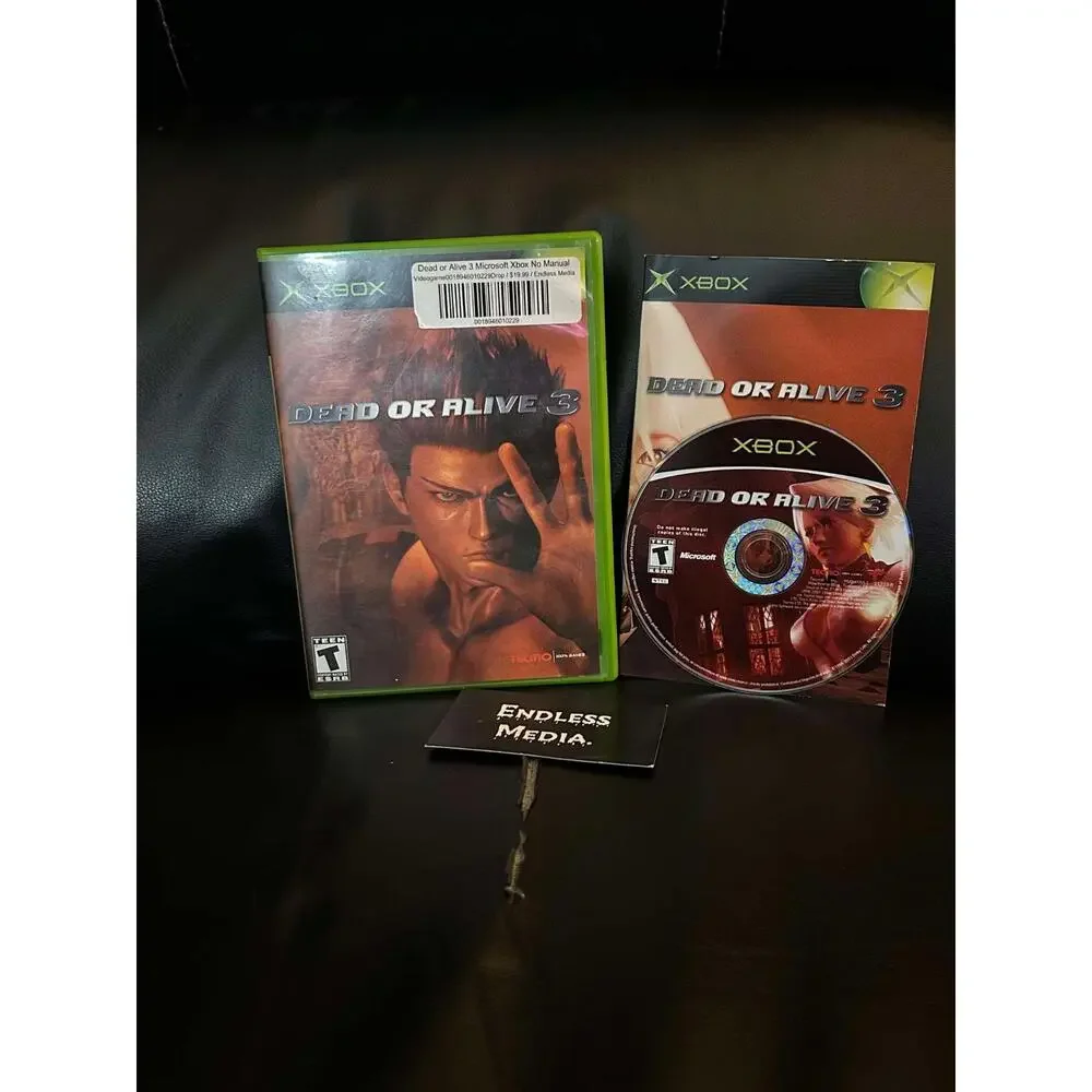 Dead or Alive 3 Microsoft Xbox CIB Video Game